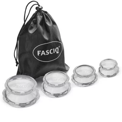 FASCIQ® - zestaw 4 baniek silikonowych (10 cm - 7, 5 cm - 6 cm - 4,5 cm)