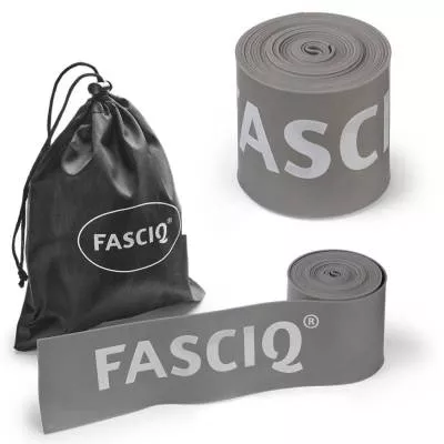 FASCIQ® Floss Band 208 cm x 5 cm x 0.1 cm - Szara (szeroka) 