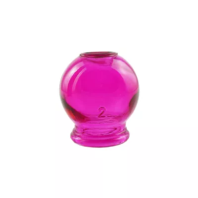 Kolorowa szklana bańka chińska ogniowa - 3,5 cm - Rozmiar 2
