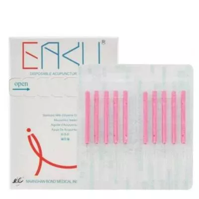 Igły EAKU do akupunktury twarzy (pakowane po 5 szt. bez prowadnicy) - 100 szt.