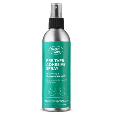 Klej do kinesiotapingu weterynaryjnego VetkinTape® Pre-Tape Spray – 200 ml - OUTLET