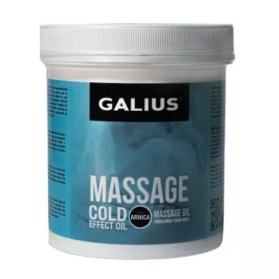 Olej stały do masażu i terapii powięziowej - GALIUS Cold Effect, chłodzący - 1000 ml