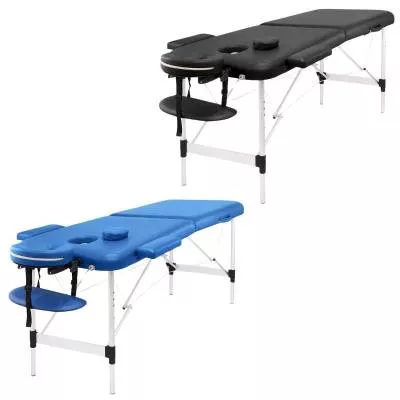 Stół przenośny do masażu i rehabilitacji 4FIZJO, aluminiowy, 60 cm - różne kolory