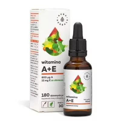 Witamina A + E Aura Herbals, krople 30 ml