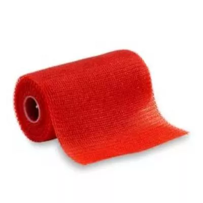 Półsztywna opaska stabilizująca 3M Soft Cast, 10,1 cm x 3,6 m - czerwony