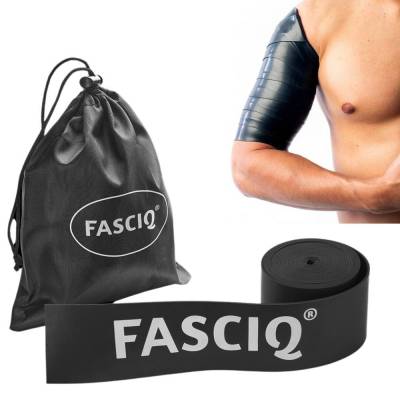 FASCIQ® Flossband 208 cm x 5 cm x 0.15 cm - Czarna (szeroka)