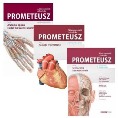 Pakiet: Atlas Anatomii Człowieka PROMETEUSZ - Tom 1-3 (ŁAC)