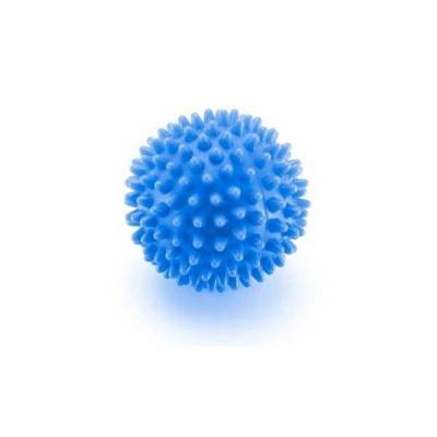 Piłka do masażu z kolcami 4FIZJO - 8 cm - niebieska