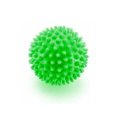 Piłka do masażu z kolcami 4FIZJO - 9 cm - zielona