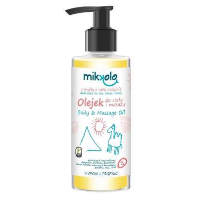 Olejek do ciała i masażu dla dzieci Mikkolo - 250 ml