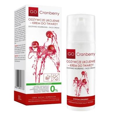 Odżywcze ukojenie krem do twarzy – GoCranberry – 50 ml