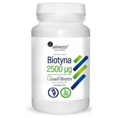 Biotyna QualiBiotin® 2500 mcg Aliness - 120 kaps. VEGE