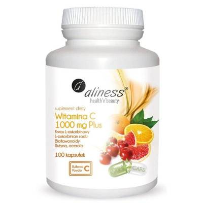 Witamina C 1000 mg Plus Aliness - 100 kaps.