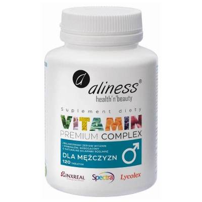 Premium Vitamin Complex dla mężczyzn  Aliness - 120 kaps. VEGE