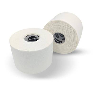 Tejp sztywny FASCIQ® Athletic Sport Tape - 5 cm x 13,7 m - Biały