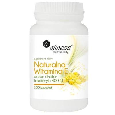 Naturalna Witamina E Aliness - 100 kaps.