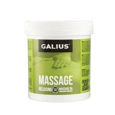 Olej stały do masażu i terapii powięziowej - GALIUS RELAXING - 500 ml