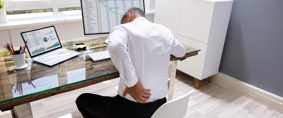 Ból kręgosłupa - praca biurowa