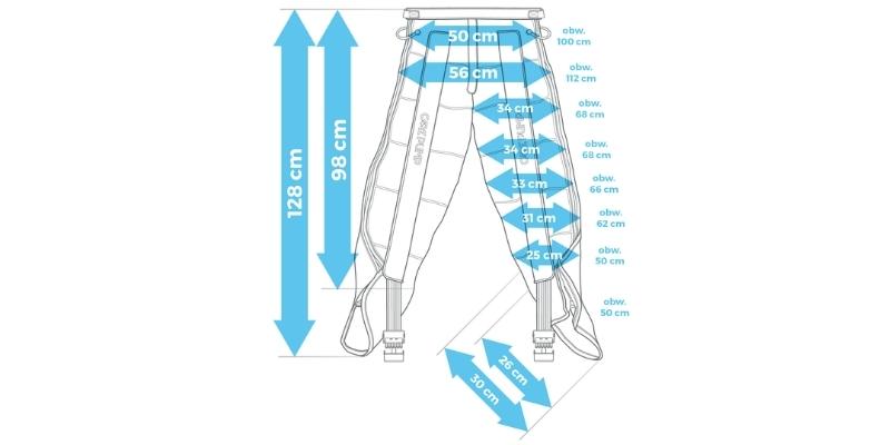Mankiet długich spodni 6-komorowy